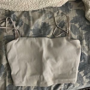 Buff bunny ribbed bra